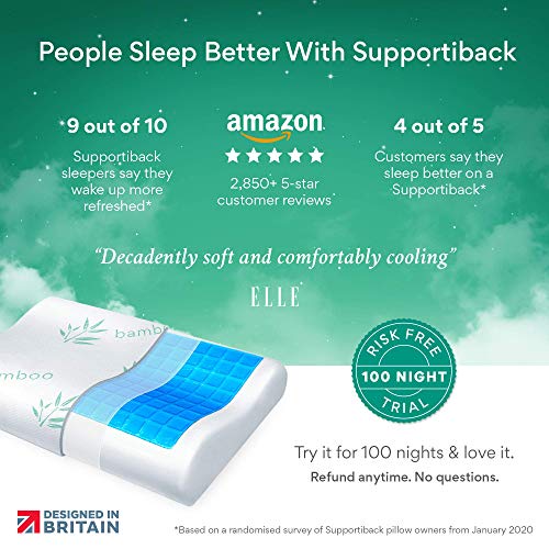 Supportiback comfort therapy orthopaedic clearance pillow