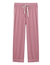 Load image into Gallery viewer, Amorbella Womens Bamboo Cooling Pajamas/Pj Set Sleepwear for Night Sweats Hot Flashes(Dusty Rose, Large)
