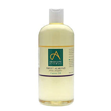 Load image into Gallery viewer, Absolute Aromas Sweet Almond Oil 500ml - Pure, Natural, Cruelty-Free. Vegan, No GMO - Massage Base Oil and Moisturiser for Hair, Skin, Face and Nails
