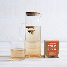 Load image into Gallery viewer, Teapigs Peach and Mango Cold Brew Made with Whole Fruit (1 Pack of 10 Tea Bags)
