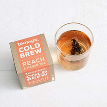 Load image into Gallery viewer, Teapigs Peach and Mango Cold Brew Made with Whole Fruit (1 Pack of 10 Tea Bags)
