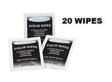 Load image into Gallery viewer, The Eye Doctor Eyelid Wipes – 20 x Single use lid Wipes for Eyes – Suitable for Sensitive Eyes, Detergent and Preservative Free Eye Wipes
