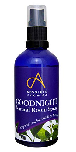 Absolute Aromas Goodnight Room Spray 100ml - Natural mist spray with Lavender, Vetiver, Chamomile, Geranium and Bergamot Essential Oils
