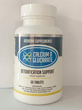 Load image into Gallery viewer, Calcium D-Glucarate 500mg- CDG for Estrogen Management, Cleanse, Menopause, Liver Detox, Prostate, Breast Health | 60 Tablets Cal D Glucarate Supplements
