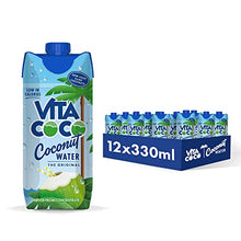 Load image into Gallery viewer, Vita Coco - Pure Coconut Water (330ml x 12) - Naturally Hydrating - Packed With Electrolytes - Gluten Free - Full Of Vitamin C &amp; Potassium
