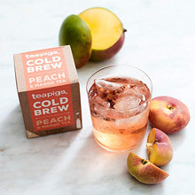 Load image into Gallery viewer, Teapigs Peach and Mango Cold Brew Made with Whole Fruit (1 Pack of 10 Tea Bags)
