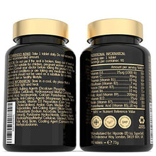 Load image into Gallery viewer, Vitamin B Complex High Strength - 90 Timed Release Tablets with Vitamins C &amp; D - Vegan - Vitamin B12, B6, Folic Acid, Biotin, B1, B2, B3, B5 - Super Vit B Complex Supplement - Made in the UK
