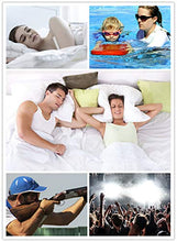 Load image into Gallery viewer, WUTAN Ear Plugs for Sleeping Silicone Ear Plugs Noise Cancelling 2 Pairs Comfortable Ear Plug 33dB Noise Reduction Earplugs for Sleep Snoring Swimming Concert Studying Work Shooting (Black)
