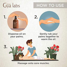 Load image into Gallery viewer, Gya Labs Destressing Massage Oil for Stress Relief and Sleep - Rose, Lavender and Organic Argan Infused Body Oil for Dry Skin -100 Pure, Natural Massage Lotion for Massage Therapy, Sore Muscles-200ml
