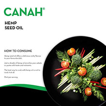 Load image into Gallery viewer, Organic Hemp Seed Oil by Canah 500 mililiters - Cold Pressed Unrefined Vegan Rich in Omega 3 Omega 6 Fatty acids contributes to Normal Blood Cholesterol Levels Contains Vitamin E Certified Kosher
