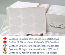 Load image into Gallery viewer, Facial Smoothies TRIANGLE Anti Wrinkle Strips/ 108 Anti Wrinkle Patches
