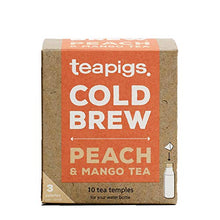 Load image into Gallery viewer, Teapigs Peach and Mango Cold Brew Made with Whole Fruit (1 Pack of 10 Tea Bags)
