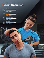 Load image into Gallery viewer, Massage Gun TaoTronics Professional Deep Tissue Muscle Massager Gun Percussion Handheld Electric Muscle Massager with 10 Speed Levels 6 Massage Heads for Gym Office Home Post-Workout Recovery
