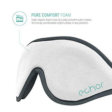 Load image into Gallery viewer, Echor Total Blackout 3D Padded Foam Comfortable Premium Soft Eye Mask/Sleep Mask with Adjustable Elastic Strap and Nose Pad for Sleep and Travel (White)
