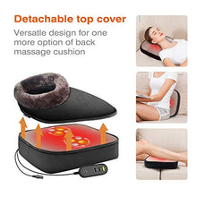 Load image into Gallery viewer, Snailax 2-in-1 Shiatsu Foot and Back Massager with Heat - Kneading Feet Massager Machine with Heating Pad, Back Massage Cushion or Foot Warmer,Massagers for Back,Leg,Foot
