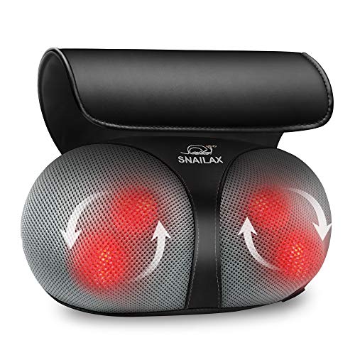 Snailax Back Massager with Heat, Electric Deep Tissue Kneading Massage  Chair Pad, Gifts