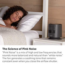 Load image into Gallery viewer, Honeywell Dreamweaver Sleep Black – Personal Fan with Pink Noise – USB Charging Port and On/Off Airflow for Use in Any Season
