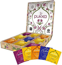 Load image into Gallery viewer, Pukka Herbs Organic Herbal Tea Selection Box, Get Well Soon Gift or Birthday Present (45 Sachets)
