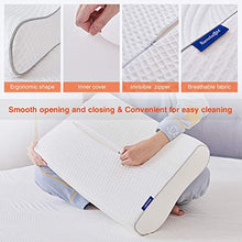 Load image into Gallery viewer, Sweetnight Memory Foam Pillow, Orthopaedic Pillows for Neck Pain Sufferers- Ergonomic Anti Snore Contour Cervical Cooling Bed Pillows for Night Sweats with Anti Allergy Washable Pillow case 60 X 40cm
